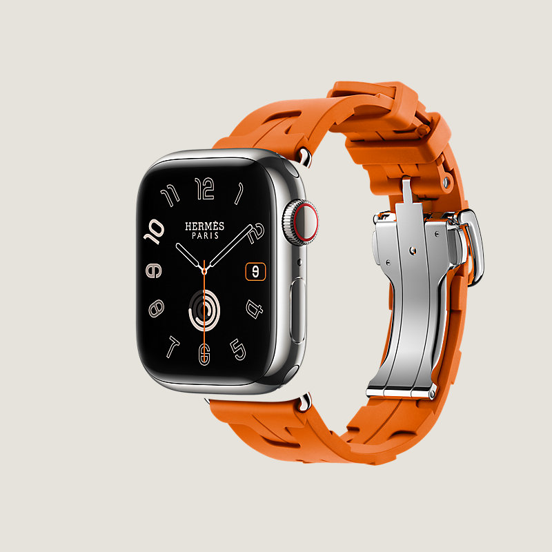 Apple hermes orange deals sport band